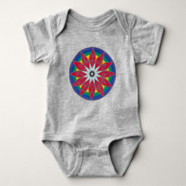Body Para Bebé Geometric flower piñata mandala