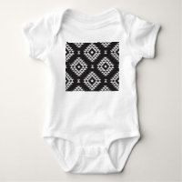 Geométrica Navajo: Tribal Blanco Negro.