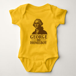 Body Para Bebé George Washington es mi Homeboy