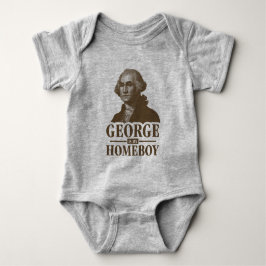 Body Para Bebé George Washington es mi Homeboy