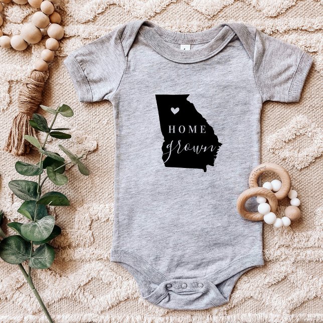 Body Para Bebé Georgia Home Grown State Tee (Subido por el creador)