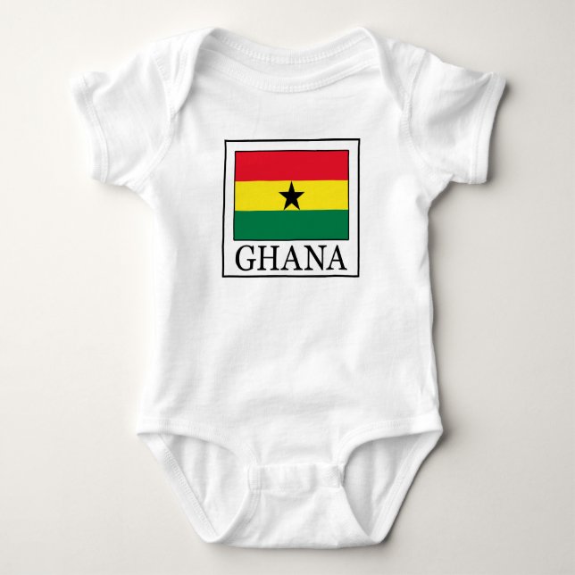 Body Para Bebé Ghana (Anverso)