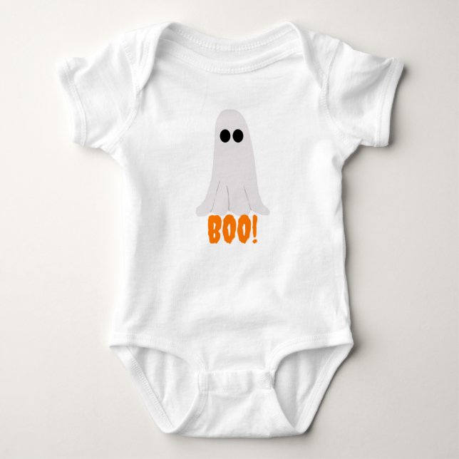 Body Para Bebé Ghost Boo Bodysuit (Anverso)
