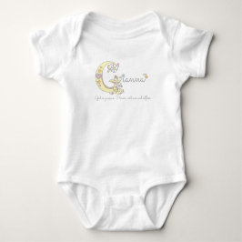 Body Para Bebé Gianna chicas nombre y significa bebé personalizad