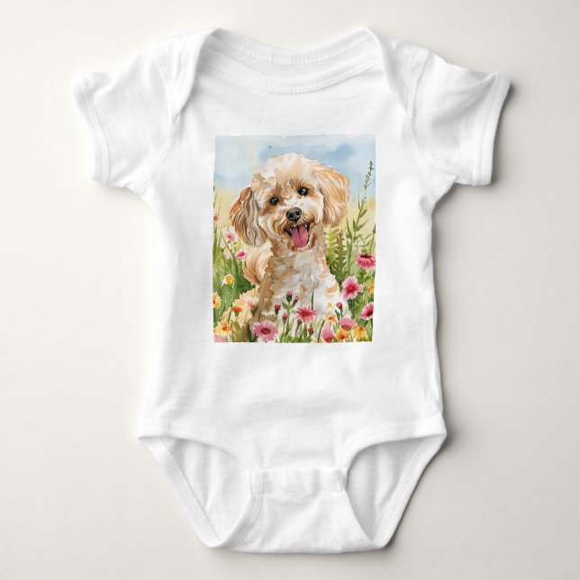 Body Para Bebé Gift for Poodle Owner Painting Wall Poster (Anverso)