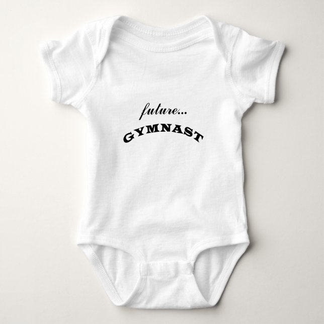 Body Para Bebé Gimnasta futuro (Anverso)