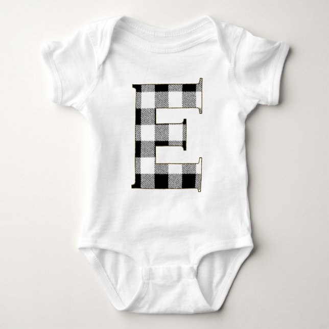 Body Para Bebé Gingham Check E (Anverso)