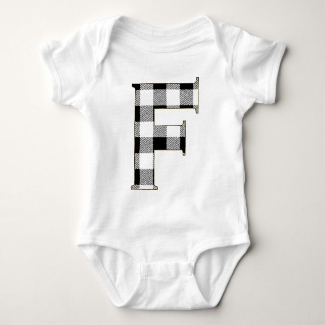 Body Para Bebé Gingham Check F (Anverso)