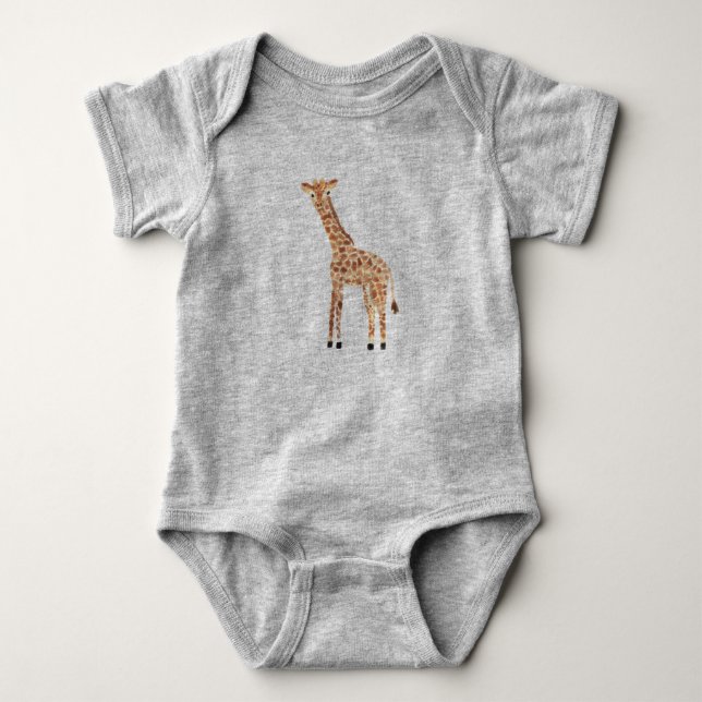 Body Para Bebé Giraffe (Anverso)