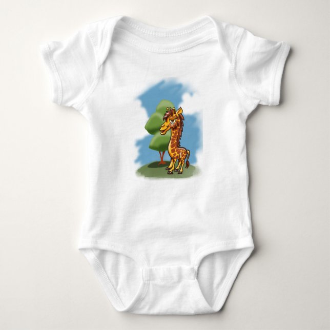Body Para Bebé Giraffe Baby Bodysuit (Anverso)