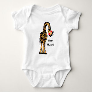 Body Para Bebé Giraffe Baby Bodysuit - Hipster Animal Romper Rega