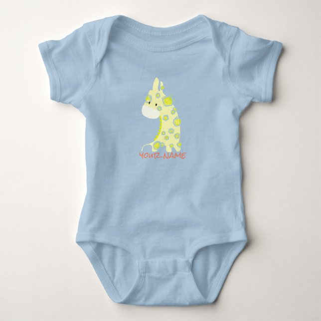 Body Para Bebé giraffe bodysuits (Anverso)