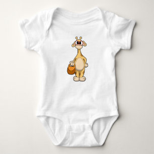 Body Para Bebé Giraffe con gafas y bolsa