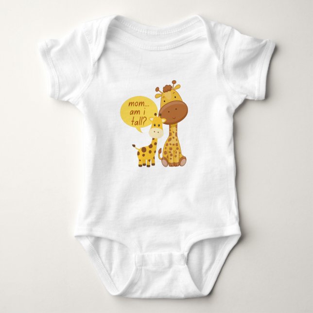 Body Para Bebé Giraffe Mothers Love (Anverso)
