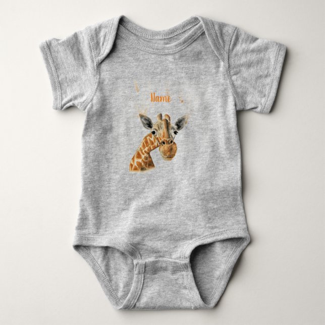 Body Para Bebé Giraffed (Anverso)