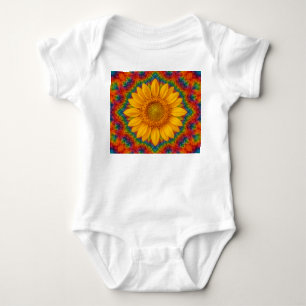 Body Para Bebé Girasol caleidoscopio 