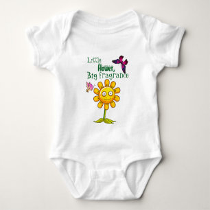 Body Para Bebé Girasol y mariposas 