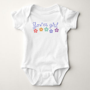 Body Para Bebé Girly-Cue Flower Girl