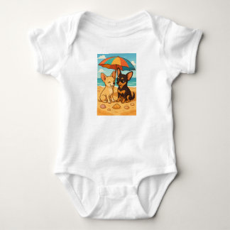 Body Para Bebé Gizmo in Love – Beach Day with His Sweetheart