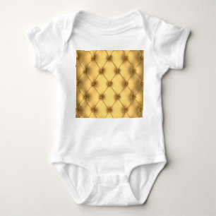 Body Para Bebé Glamour dorada: Lujosa decoración interior.