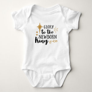 Body Para Bebé Gloria Al Regalo De Los Navidades Recién Nacidos