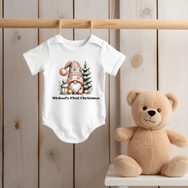 Body Para Bebé Gnome for the Holidays Baby Bodysuit