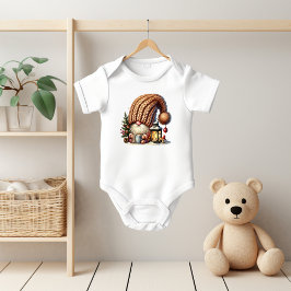 Body Para Bebé Gnome Made Eggnog Baby Bodysuit