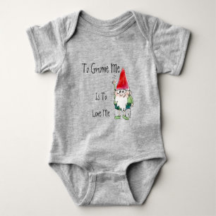 Body Para Bebé Gnome Me Ama