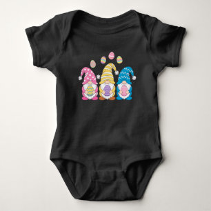 Body Para Bebé Gnome Pascua Colorido Huevos Lindos Primavera Fies