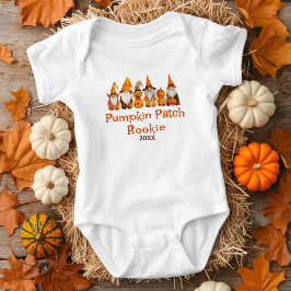 Body Para Bebé Gnomos Novatos del Parche de Calabaza