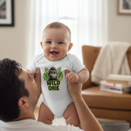 Body Para Bebé "Go Bananas" Jungle Gorilla Romper