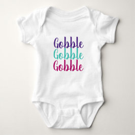 Body Para Bebé Gobble, Gobble, bebé gobble Camiseta de Acción de 