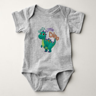 Body Para Bebé God’s Little Dino Baby Bodysuit