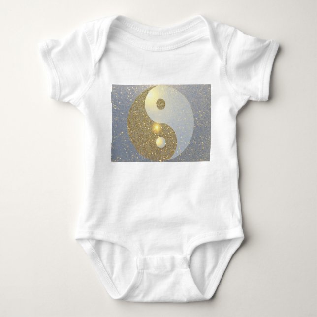Body Para Bebé Golden Ying Yang (Anverso)
