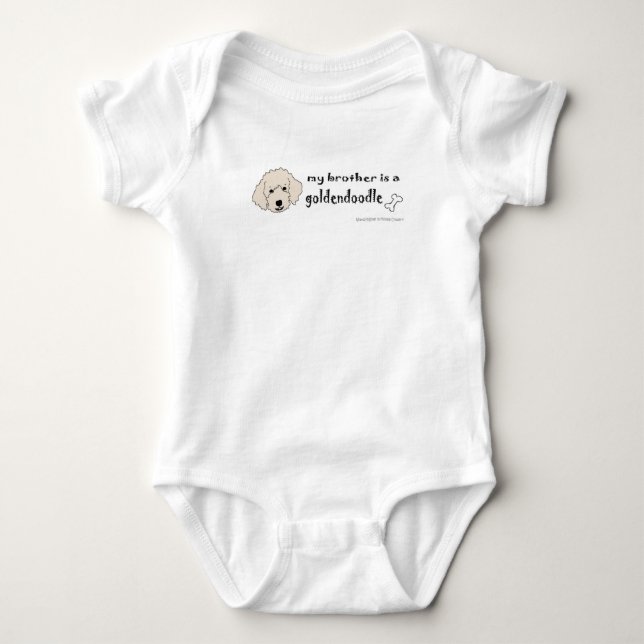 Body Para Bebé goldendoodle (Anverso)