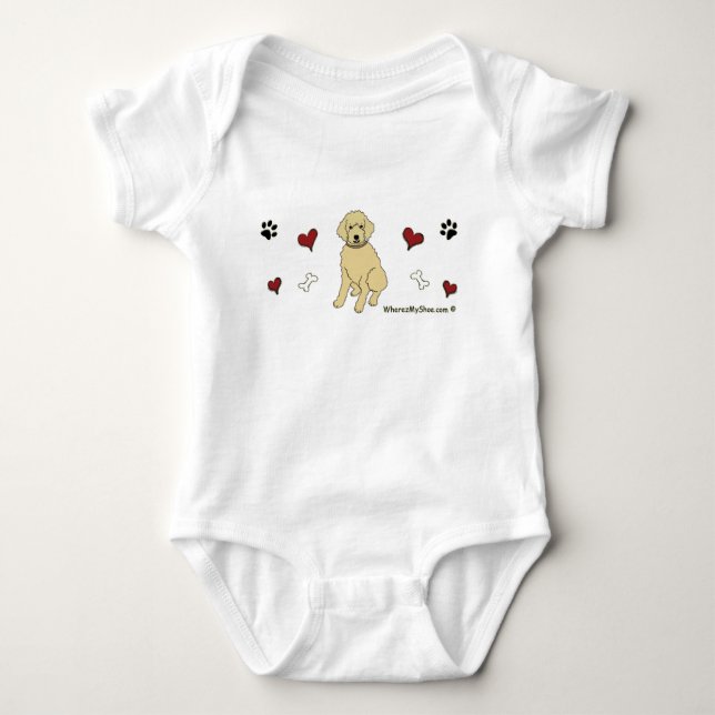 Body Para Bebé goldendoodle (Anverso)