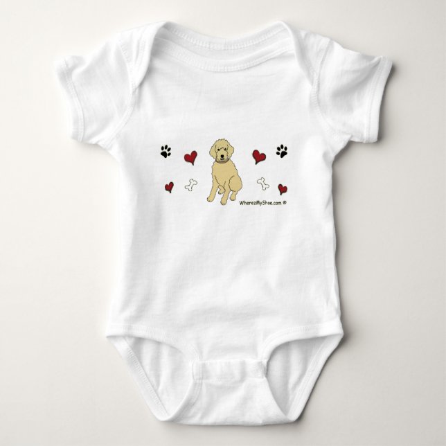 Body Para Bebé goldendoodle (Anverso)