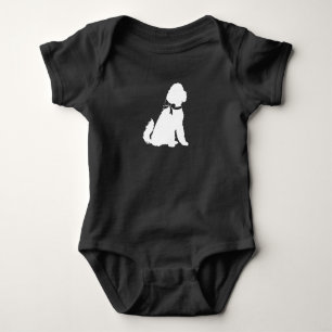 Body Para Bebé Goldendoodle Baby Shower Dog