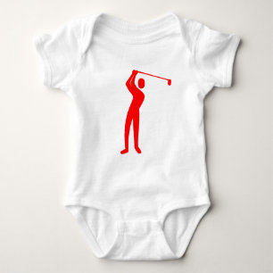 Body Para Bebé Golf - Rojo