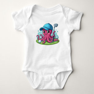 Body Para Bebé Golfer Octopus