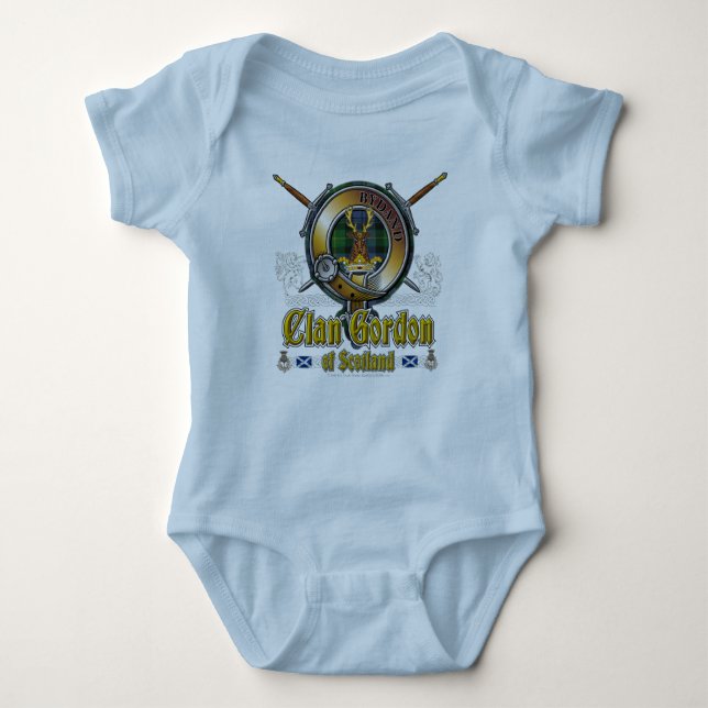 Body Para Bebé Gordon Clan Badge (Anverso)