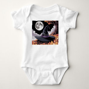 Body Para Bebé Gorra de la bruja caprichosa, Gorra de Brujas de H