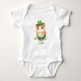 Body Para Bebé Gorra de Leprechauns de Ratón Cute 1st St. Patrick