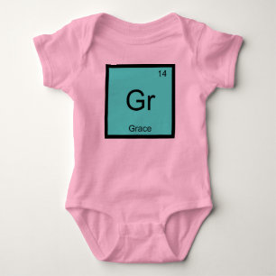 Body Para Bebé Gracia Nombre Química Elemento Tabla Periódica