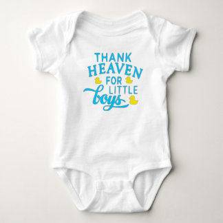 Body Para Bebé Gracias al cielo por el traje de niño