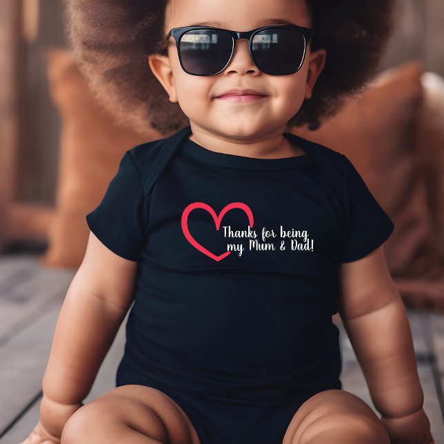 Body Para Bebé Gracias Corazón | (Subido por el creador)