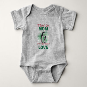 Body Para Bebé Gracias, mamá por todo tu amor