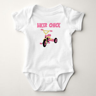 Body Para Bebé Graciosa chica ciclista