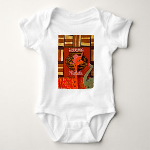 Body Para Bebé Graciosa jirafa con texto fresco Hakuna Matata Dis
