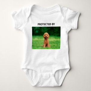 Body Para Bebé Graciosa Protegida Por Foto Mascota